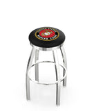 United States Marine Corps L8C2C Backless Bar Stool | United States Marine Corps Backless Counter Bar Stool