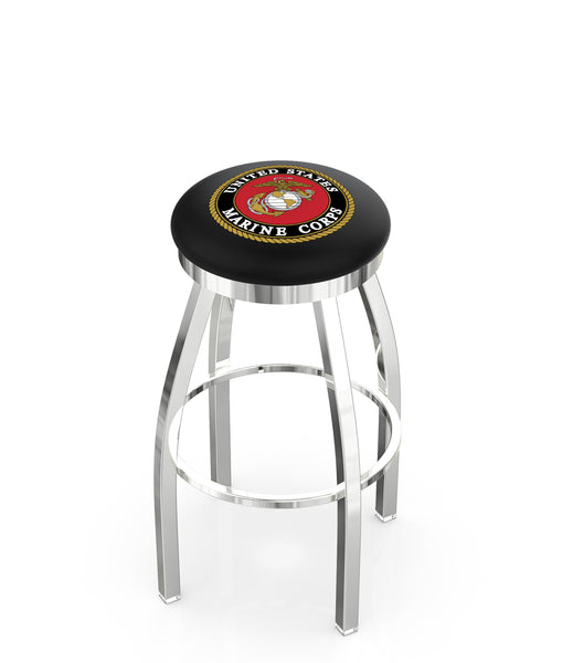 United States Marine Corps L8C2C Backless Bar Stool | United States Marine Corps Backless Counter Bar Stool