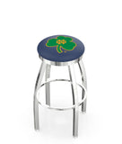Notre Dame (Shamrock) L8C2C Backless Bar Stool | Notre Dame (Shamrock) Backless Counter Bar Stool