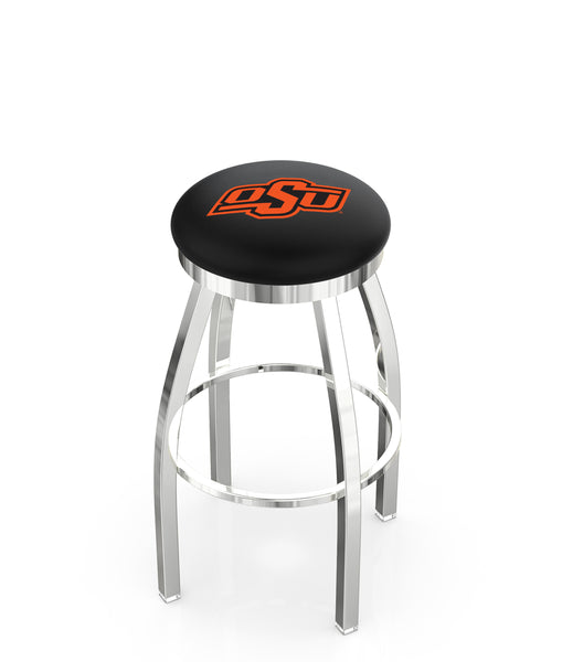 Oklahoma State University L8C2C Backless Bar Stool | Oklahoma State University Backless Counter Bar Stool