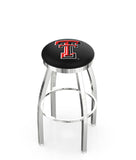 Texas Tech University L8C2C Backless Bar Stool | Texas Tech University Backless Counter Bar Stool