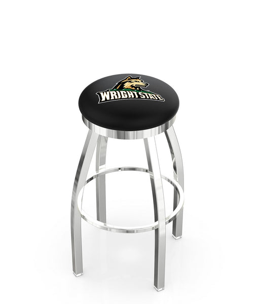 Wright State University L8C2C Backless Bar Stool | Wright State University Backless Counter Bar Stool