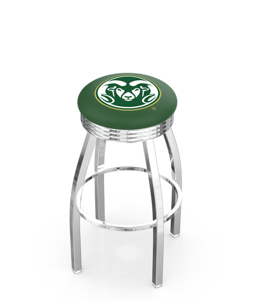 Colorado State University L8C3C Backless Bar Stool | Colorado State University Backless Counter Bar Stool