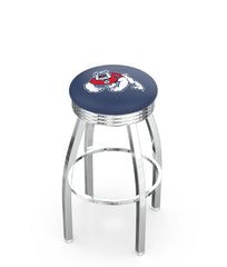 Fresno State University L8C3C Backless Bar Stool | Fresno State University Backless Counter Bar Stool