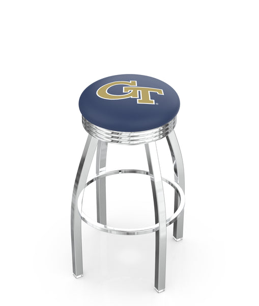 Georgia Tech L8C3C Backless Bar Stool | Georgia Tech Backless Counter Bar Stool