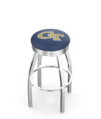 Georgia Tech L8C3C Backless Bar Stool | Georgia Tech Backless Counter Bar Stool