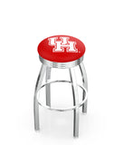 University of Houston L8C3C Backless Bar Stool | University of Houston Backless Counter Bar Stool