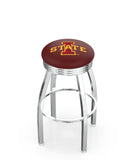 Iowa State University L8C3C Backless Bar Stool | Iowa State University Backless Counter Bar Stool