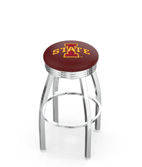 Iowa State University L8C3C Backless Bar Stool | Iowa State University Backless Counter Bar Stool