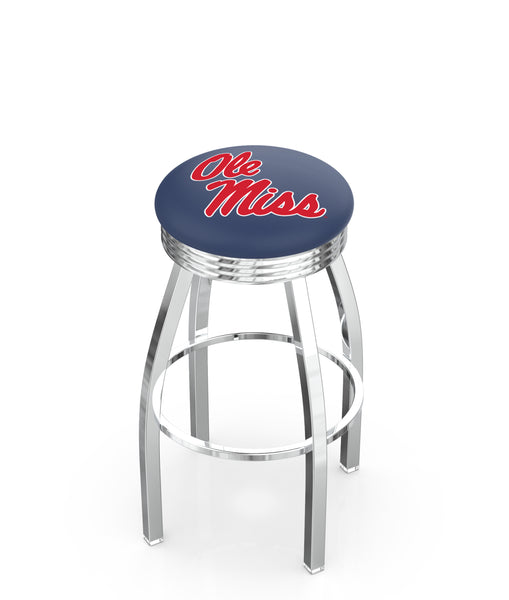 University of Mississippi L8C3C Backless Bar Stool | University of Mississippi Backless Counter Bar Stool