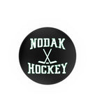 North Dakota Nodak Hockey L8C3C Backless Bar Stool | Nodak Hockey Backless Counter Bar Stool
