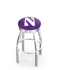 Northwestern University L8C3C Backless Bar Stool