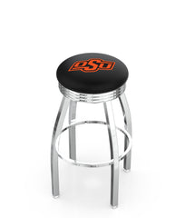Oklahoma State University L8C3C Backless Bar Stool | Oklahoma State University Backless Counter Bar Stool