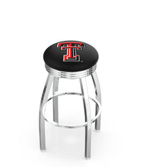 Texas Tech University L8C3C Backless Bar Stool | Texas Tech University Backless Counter Bar Stool
