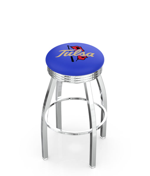 University of Tulsa L8C3C Backless Bar Stool | University of Tulsa Backless Counter Bar Stool