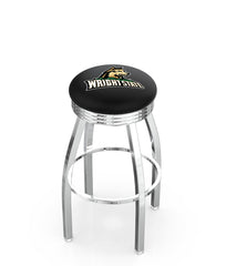 Wright State University L8C3C Backless Bar Stool | Wright State University Backless Counter Bar Stool