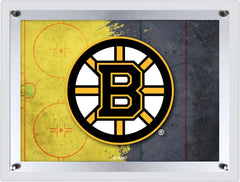 Boston Bruins Backlit LED Sign | NHL Hockey Team Light Up Wall Decor Art
