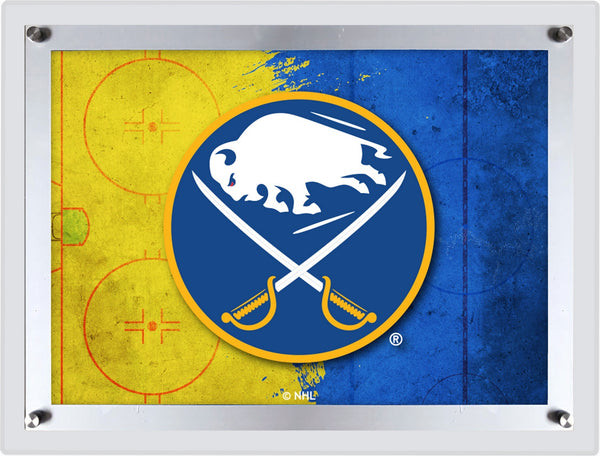 Buffalo Sabres Backlit LED Sign | NHL Hockey Team Light Up Wall Decor Art