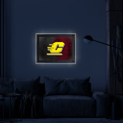 Central Michigan University Backlit LED Wall Sign | NCAA College Team Backlit Acrylic LED Wall Sign