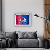 Colorado Avalanche Backlit LED Sign | NHL Hockey Team Light Up Wall Decor Art