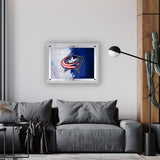 Columbus Blue Jackets Backlit LED Sign | NHL Hockey Team Light Up Wall Decor Art