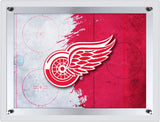 Detroit Red Wings Backlit LED Sign | NHL Hockey Team Light Up Wall Decor Art