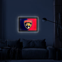 Florida Panthers Backlit LED Sign | NHL Hockey Team Light Up Wall Decor Art