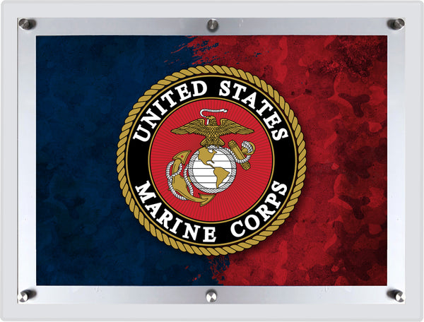 United States Marine Corps Backlit LED Sign | U.S. Marines Backlit Acrylic Sign