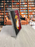 United States Marines Backlit LED Sign | U.S. Marines Backlit Acrylic Sign Traditional Red and Gold