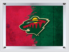 Minnesota Wild Backlit LED Sign | NHL Hockey Team Light Up Wall Decor Art