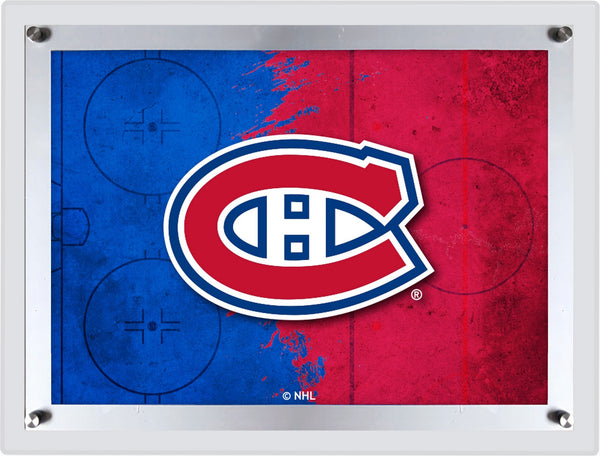 Montreal Canadiens Backlit LED Sign | NHL Hockey Team Light Up Wall Decor Art