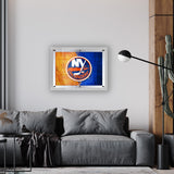 New York Islanders Backlit LED Sign | NHL Hockey Team Light Up Wall Decor Art