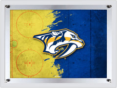 Nashville Predators Backlit LED Sign | NHL Hockey Team Light Up Wall Decor Art