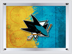 San Jose Sharks Backlit LED Sign | NHL Hockey Team Light Up Wall Decor Art