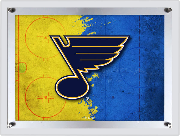 St Louis Blues Backlit LED Sign | NHL Hockey Team Light Up Wall Decor Art