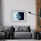 Seattle Kraken Backlit LED Sign | NHL Hockey Team Light Up Wall Decor Art