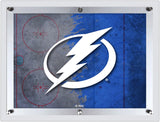 Tampa Bay Lightning Backlit LED Sign | NHL Hockey Team Light Up Wall Decor Art