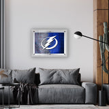 Tampa Bay Lightning Backlit LED Sign | NHL Hockey Team Light Up Wall Decor Art