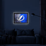 Tampa Bay Lightning Backlit LED Sign | NHL Hockey Team Light Up Wall Decor Art