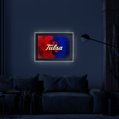 University of Tulsa Backlit LED Wall Sign | NCAA College Team Backlit Acrylic LED Wall Sign