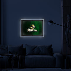 Wright State University Backlit LED Wall Sign |  NCAA College Team Backlit Acrylic LED Wall Sign