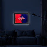 Washington Capitals Backlit LED Sign | NHL Hockey Team Light Up Wall Decor Art