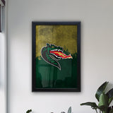 University of Alabama at Birmingham Backlit LED Light Up Wall Sign | NCAA College Team Backlit LED Framed Lite Up Wall Decor