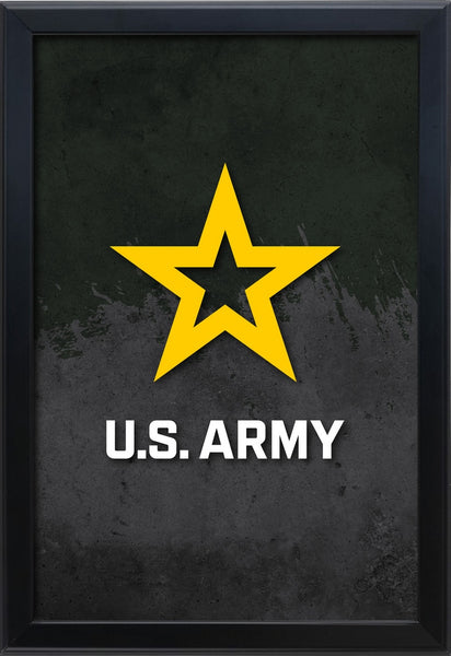 United States Army Backlit LED Light Up Wall Sign | U.S. Army Backlit LED Framed Lite Up Wall Decor