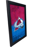 Colorado Avalanche Backlit LED Light Up Wall Sign | NHL Hockey Team Backlit LED Framed Lite Up Wall Decor Art