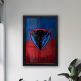 DePaul University Backlit LED Light Up Wall Sign | NCAA College Team Backlit LED Framed Lite Up Wall Decor