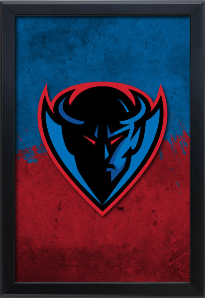 DePaul University Backlit LED Light Up Wall Sign | NCAA College Team Backlit LED Framed Lite Up Wall Decor