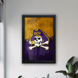East Carolina University Backlit LED Light Up Wall Sign | NCAA College Team Backlit LED Framed Lite Up Wall Decor