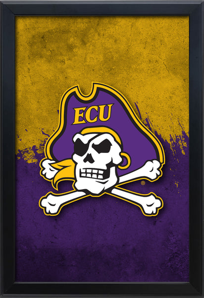 East Carolina University Backlit LED Light Up Wall Sign | NCAA College Team Backlit LED Framed Lite Up Wall Decor