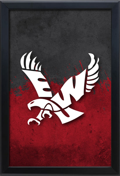 Eastern Washington University Backlit LED Light Up Wall Sign | NCAA College Team Backlit LED Framed Lite Up Wall Decor